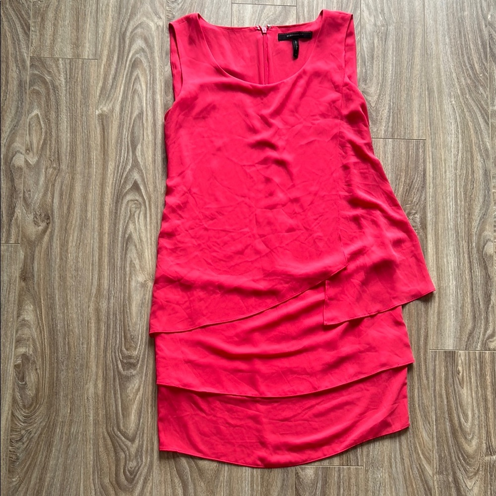 BCBG Maxazria Hot Pink Flowy Dress